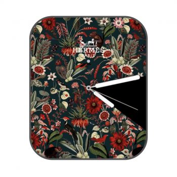 HERMES爱马仕唯美花卉表盘.clock