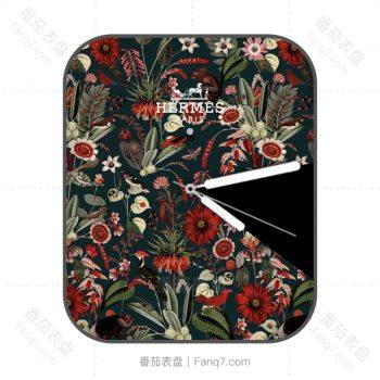 HERMES爱马仕唯美花卉表盘.clock