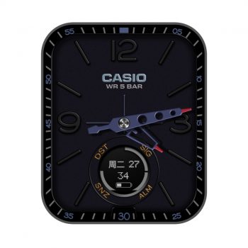 CASIO卡西欧机械表盘黑色炫酷指针.clock