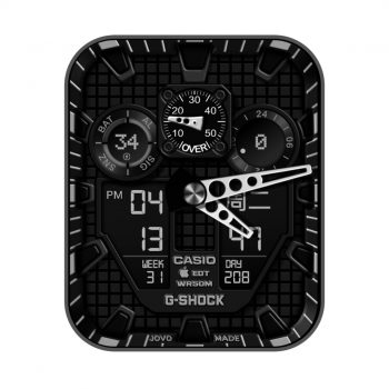 CASIO卡西欧炫酷高级灰机械表盘.clock