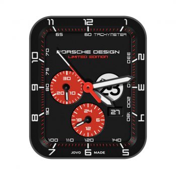 Porsche Design保时捷手表黑红炫酷表盘.clock