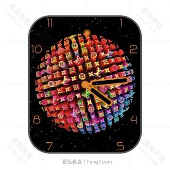 lv路易威登LOUIS VUITTON彩色圆球动态表盘.clock