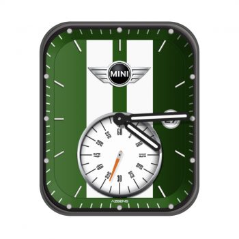 MINI汽车绿白表盘.clock