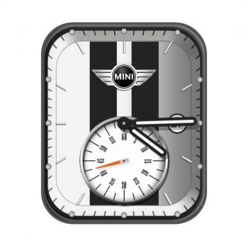 MINI汽车灰白表盘.clock