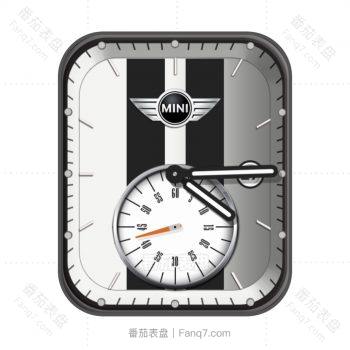 MINI汽车灰白表盘.clock
