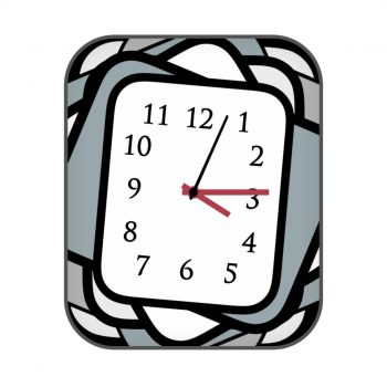 简约几何带萌系表盘.clock