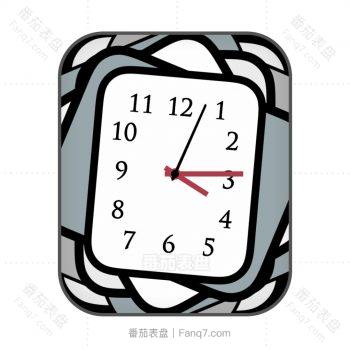简约几何带萌系表盘.clock