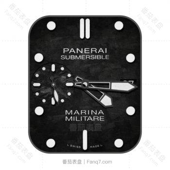 沛纳海PANERAI炫酷黑印花表盘.clock