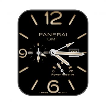 沛纳海PANERAI炫酷黑金表盘.clock