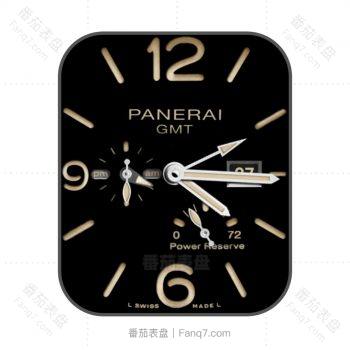 沛纳海PANERAI炫酷黑金表盘.clock