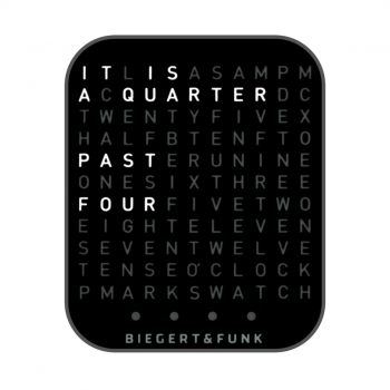 简约英文文字表盘.clock