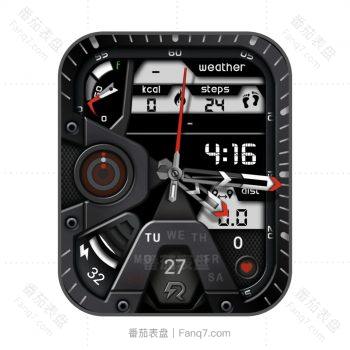 RLMade黑色卡西欧风炫酷机械表盘.clock