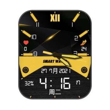 Rollme黑色黄表盘.clock