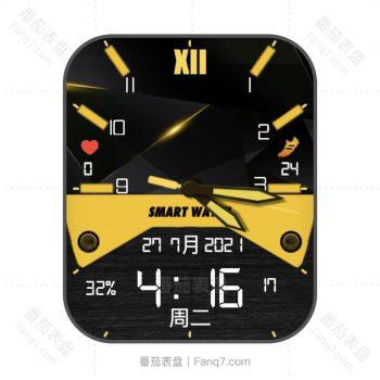 Rollme黑色黄表盘.clock