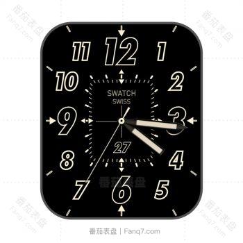 SmartSwatch索尼黑金表盘.clock