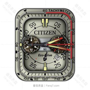 西铁城CITIZEN米棕表盘炫酷.clock