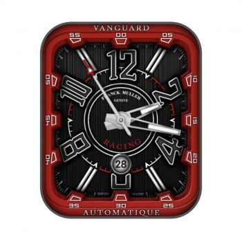 法穆兰Franck Mulle HEART黑色表盘红色外圈炫酷.clock