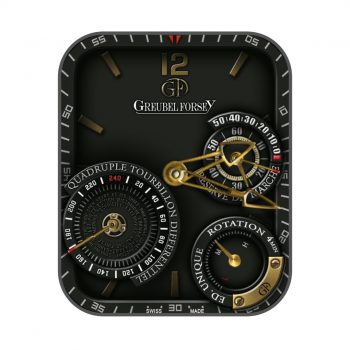 高珀富斯GREUBEL FORSEY ALVES ANTÓNIO炫酷黑金机械表盘.clock