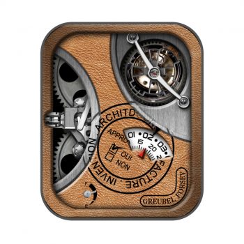 高珀富斯GREUBEL FORSEY ALVES ANTÓNIO棕色磨砂重力飞陀动态机械表盘.clock