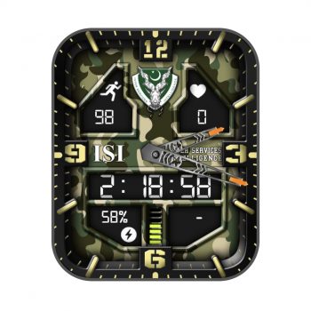 ISI炫酷迷彩风机械复古表盘.clock