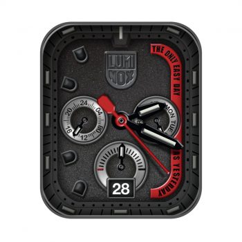 LUMINOX NAVY SEAL鲁美诺斯磨砂黑炫酷表盘.clock