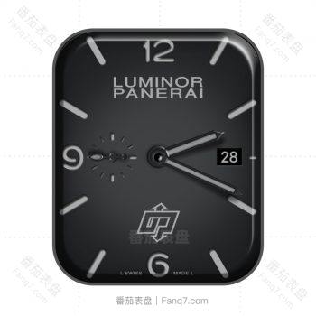 沛纳海PANERAI炫酷黑表盘.clock