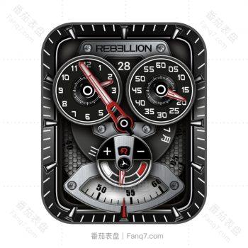 REBELLION PREDATOR 炫酷黑机械表盘.clock