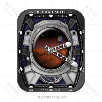 RICHARO MILLE里查德米勒火星地球星空动态高级表盘.clock