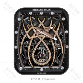 理查德米尔RICHARD MILLE炫酷RM19机械表盘蜘蛛图案.clock