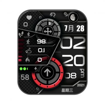 RLMade 炫酷简约黑表盘.clock