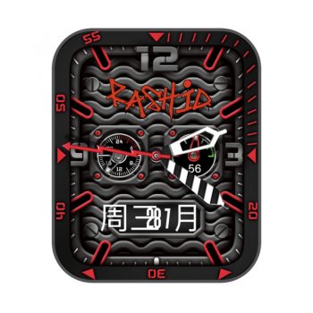 RLMade炫酷黑色波纹表盘.clock