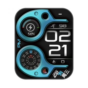 RLMade简约卡西欧风蓝黑表盘.clock