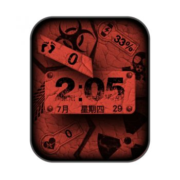 RLMade简约印花红色表盘.clock