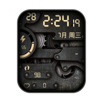 RLMade 38炫酷冷淡黑色机械表盘.clock