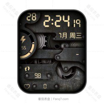 RLMade 38炫酷冷淡黑色机械表盘.clock