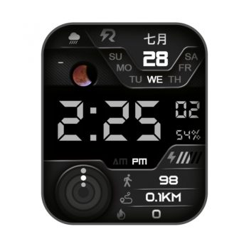 RLMade 12黑色卡西欧复古风表盘.clock