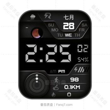 RLMade 12黑色卡西欧复古风表盘.clock