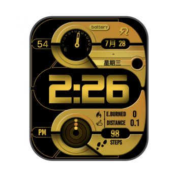 RLMade 21黑金卡西欧复古风表盘.clock