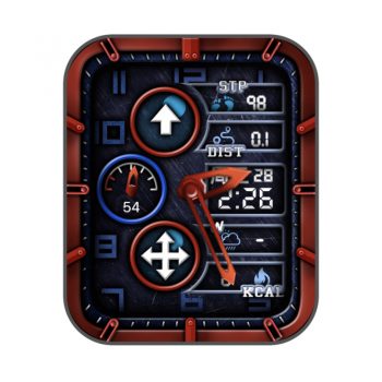 RLMade 24蓝红卡西欧复古风表盘.clock