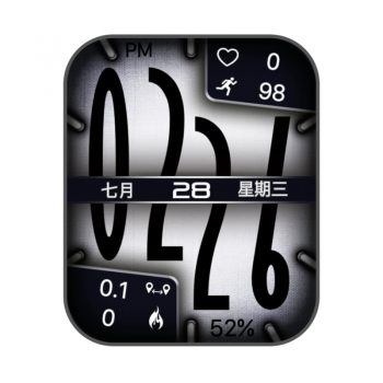 RLMade 34黑白极简个性表盘.clock