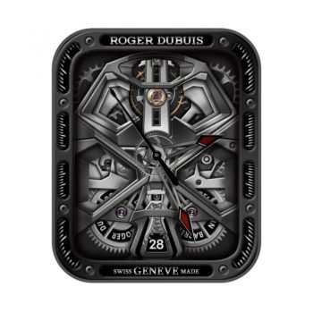 Roger Dubuis罗杰杜彼炫酷黑机械表盘.clock