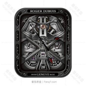 Roger Dubuis罗杰杜彼炫酷黑机械表盘.clock