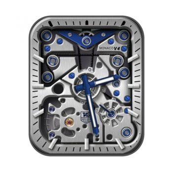 泰格豪雅手表TAG HEUER蓝白炫酷简约机械表盘.clock