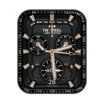 TW STEEL炫酷黑金机械表盘.clock