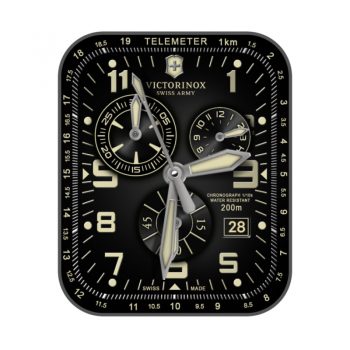 VICTORINOX维氏手表炫酷黑金表盘.clock