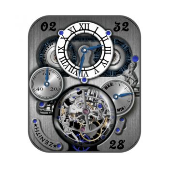 ZENITH GRAND VOYAGE II真力时炫酷灰高级机械动态表盘.clock