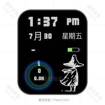 黑奇魔法师黑白表盘.clock