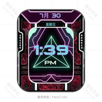 Aurora-极光炫酷霓虹卡西欧风.clock