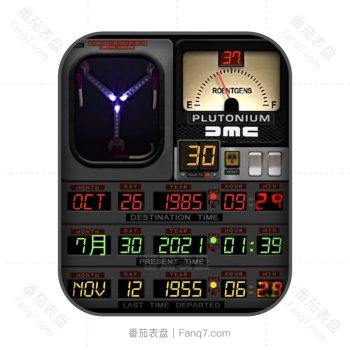 Back to the Future AlexKim Edit Ver 1-回到未来磁通电容器表盘.clock
