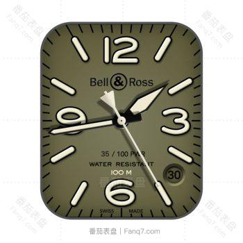柏莱士 Bell & Ross棕绿表盘.clock